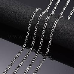 Tarnish Resistant 304 Stainless Steel Twist Chains&nbsp;CHS-K001-24-3mm
