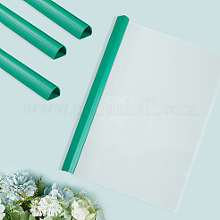 プラスチックフォルダーインサート  フォルダーロッド  三角形  グリーン  305x24x20mm&nbsp;AJEW-WH20007-69B-01
