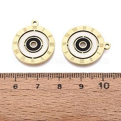 304 Stainless Steel Enamel Pendants&nbsp;STAS-Q111-10G-01