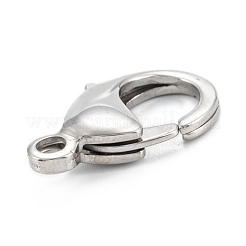Non-Tarnish 304 Stainless Steel Lobster Claw Clasps&nbsp;STAS-C024-06P