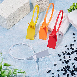 40Pcs 4 Colors Plastic Cable Ties Tags for Clothing Shoes Bags&nbsp;DIY-TA0015-45