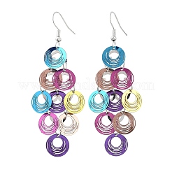 430 Stainless Steel Dangle Earrings&nbsp;EJEW-B157-01C