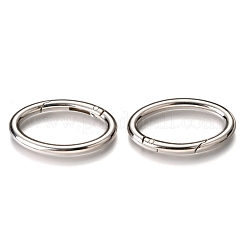 Zinc Alloy Spring Gate Rings&nbsp;PALLOY-C100-02P