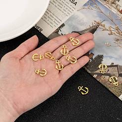 Anchor Brass Pendants&nbsp;ZIRC-F022-64G