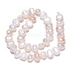 Natural Cultured Freshwater Pearl Beads Strands&nbsp;X-PEAR-N014-04D-01
