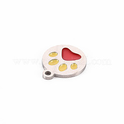 304 Stainless Steel Enamel Charms&nbsp;LS-STAS-Q242-039B
