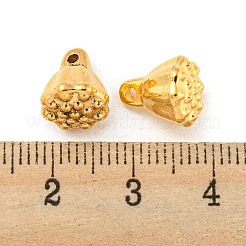 チベット風合金チャーム  カドミウムフリー＆鉛フリー  蓮の莢  アンティーク黄金  10.5x9mm  穴：1.5mm&nbsp;FIND-M011-09AG