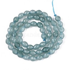 Natural Dyed White Jade Beads Strands&nbsp;G-T142-89B