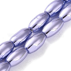 Electroplated Synthetic Non-magnetic Hematite Beads Strands&nbsp;G-C248-J01-8x12mm