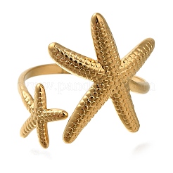 304 Stainless Steel Cuff Rings&nbsp;RJEW-Z074-13G