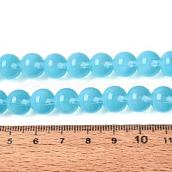 Transparent Glass Imitation Cat Eye Beads Strands&nbsp;GLAA-Q110-01C-06