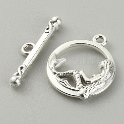 Tibetan Style Alloy Toggle Clasps&nbsp;LS-FIND-CJC0017-21B-AS