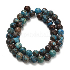 Natural Chrysocolla Beads Strands&nbsp;G-C289-B02-8mm