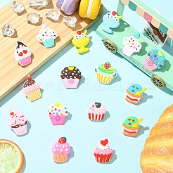 16Pcs PVC Ice Cream Lapel Pin Backs for Backpack Clothes&nbsp;JEWB-CJC0022-014A