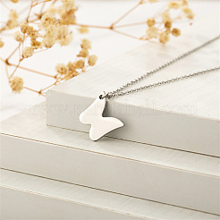 Non-Tarnish 304 Stainless Steel Pendant Necklaces&nbsp;FZ5872-1