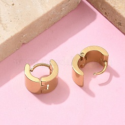 201 Stainless Steel Wide Huggie Hoop Earrings&nbsp;EJEW-D354-17G