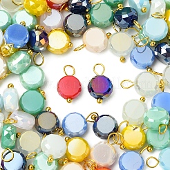 100Pcs Electroplate Glass Charms&nbsp;PALLOY-FZ00017