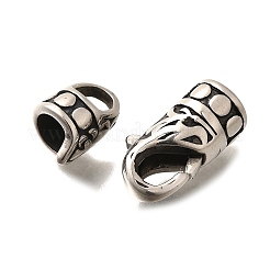 304ステンレススチール製折りたたみ式留め具  アンティークシルバー  34mm&nbsp;X-STAS-R140-14AS-02