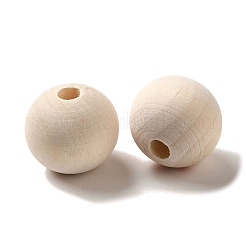 木材ヨーロッパのビーズ  顔を丸める  湯通しアーモンド  19~20x18mm  穴：5mm  約204個/500g&nbsp;WOOD-C006-04B