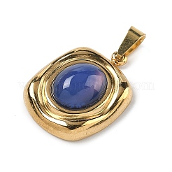 Natural Blue Agate(Dyed & Heated) Pendants&nbsp;STAS-D209-01G-10