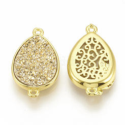 Druzy Resin Links Connectors&nbsp;RESI-T019-06J