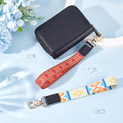 2Pcs 2 Colors Nylon Hand Wrist Lanyard for Phone Decoration Key Chain&nbsp;FIND-GO0001-01A