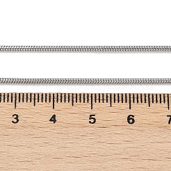 Tarnish Resistant 1.5mm 316 Surgical Stainless Steel Snake Chain Necklaces&nbsp;STAS-D064