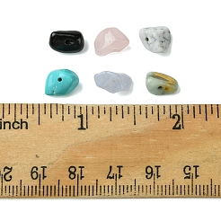 60G 6 Styles Natural & Synthetic  Gemstone Beads Chips&nbsp;G-FS0005-80
