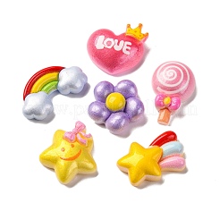 Resin Cabochons&nbsp;CRES-M002-18