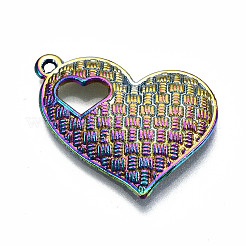 Rainbow Color Alloy Pendants&nbsp;PALLOY-S180-031-RS