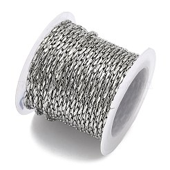 Handmade 304 Stainless Steel Boston Link Chains&nbsp;STAS-F341-07P