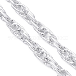 Aluminium Rope Chain Pants Chains for Jeans Pants&nbsp;AJEW-BA00182