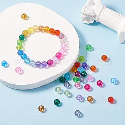 720Pcs 24 Colors Transparent Acrylic Beads&nbsp;MACR-CJ0001-17