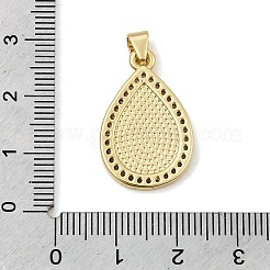 Religion Brass Micro Pave Cubic Zirconia Pendants&nbsp;KK-H267-099G-02