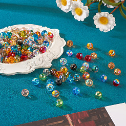 180Pcs 18 Colors Transparent Electroplate Glass Bead&nbsp;EGLA-TA0001-19