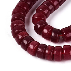 Dyed Natural White Jade Beads Strands&nbsp;G-T143-17H