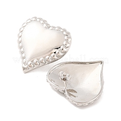 Brass Stud Earrings for Women&nbsp;EJEW-U015-07P-02