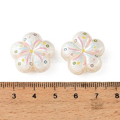 Printed Opaque Acrylic Beads&nbsp;OACR-B054-01J