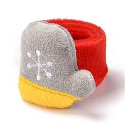 (Jewelry Parties Factory Sale)Christmas Slap Bracelets&nbsp;BJEW-B012-03