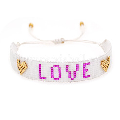Bohemian Style Glass Seed Beads Braided Bead Bracelets for Women&nbsp;OD4633