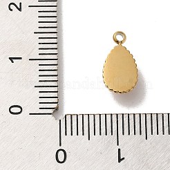 Natural Blue Lace Agate Teardrop Charms&nbsp;STAS-B074-04G-02