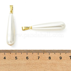 Electroplate Shell Pearl Pendants&nbsp;PALLOY-JF05397