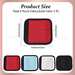 4Pcs 4 Colors Neoprene Luggage Handle Wraps&nbsp;AJEW-CN0004-25