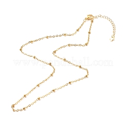 304 Stainless Steel Satellite Chains Necklace&nbsp;NJEW-JN03594-02