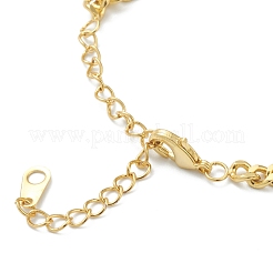 Brass Micro Pave Clear Cubic Zirconia Choker Necklaces&nbsp;NJEW-H308-04G