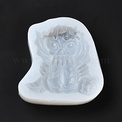 DIY Mini Halloween Skull & Pumpkin Food Grade Silicone Statue Molds&nbsp;LS-DIY-G054-C03