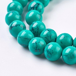 Synthetic Turquoise Beads Strands&nbsp;TURQ-P028-03-8mm