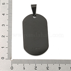 316サージカルステンレスペンダント  星座チャーム付き楕円形  ブラック  乙女座  37.5x22x1.9mm  穴：7.9x4.8mm&nbsp;STAS-E212-123EB-02