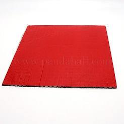 アルミプラスチック板モザイクタイル  キッチンbacksplashの装飾用  正方形  ゴールドカラー  300x300x5mm&nbsp;DIY-WH0182-25G
