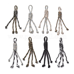 8Pcs Polyester & Spandex Parachute Cord Pendant Decorations&nbsp;HJEW-JM03793